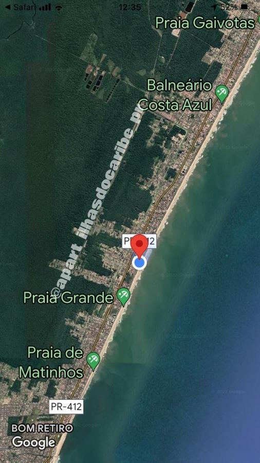 Apto Cond Ilhas Do Caribe - Pr - Beira Mar 마티뇨스 외부 사진