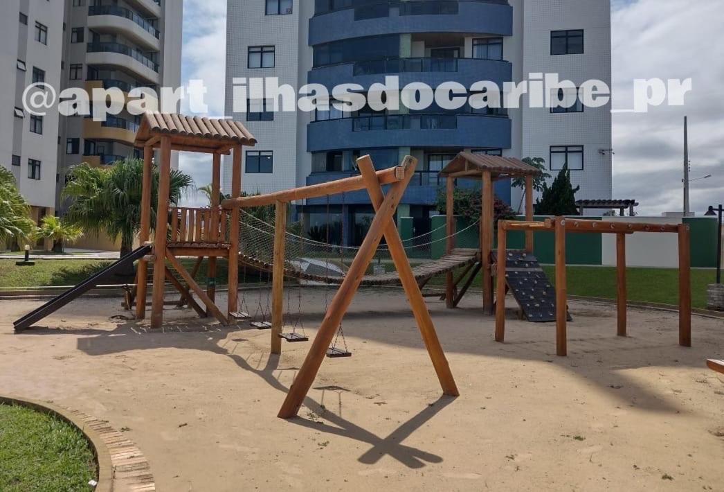 Apto Cond Ilhas Do Caribe - Pr - Beira Mar 마티뇨스 외부 사진