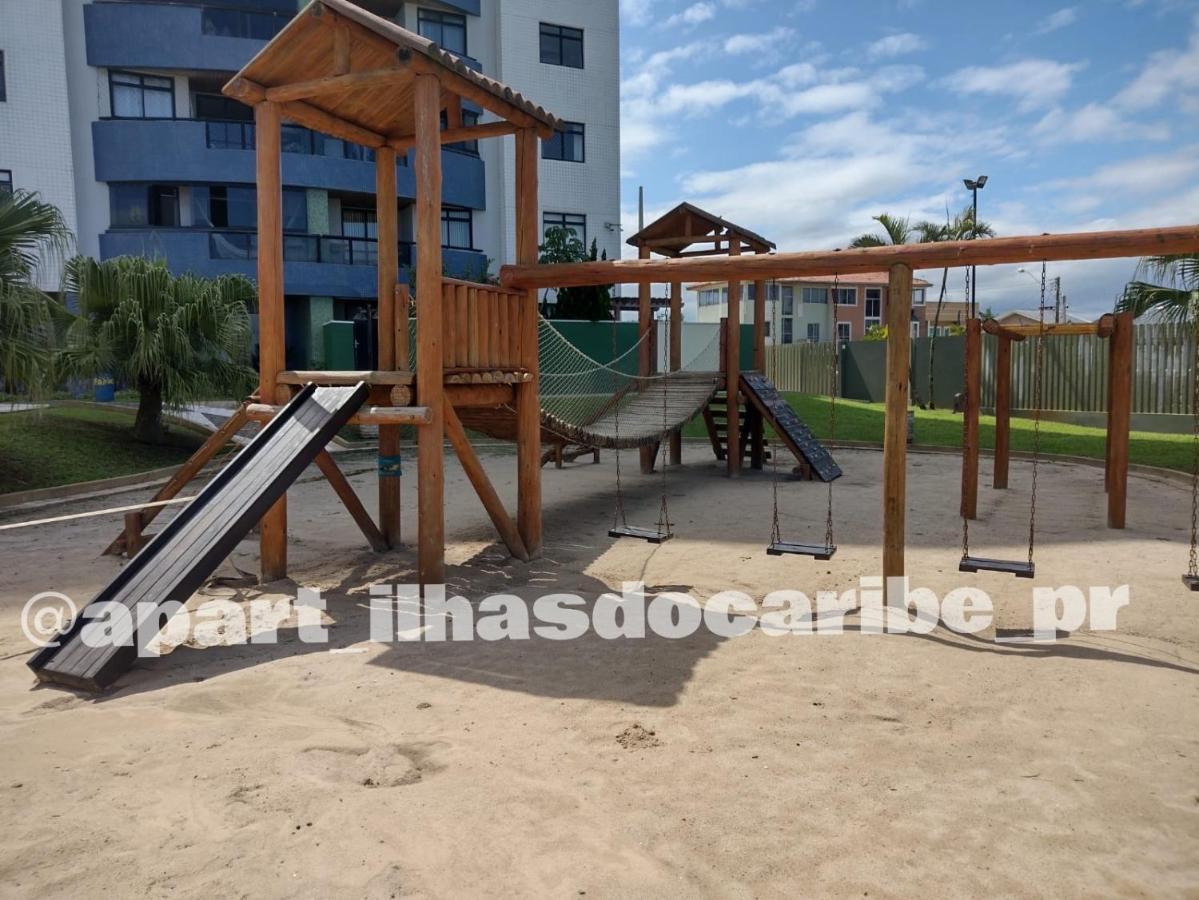 Apto Cond Ilhas Do Caribe - Pr - Beira Mar 마티뇨스 외부 사진